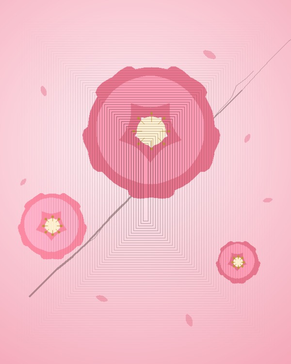 رذاذ الزهر الوردي