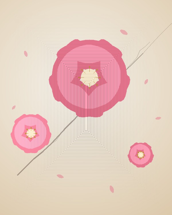 أقراط لؤلؤ الورد المتدلية